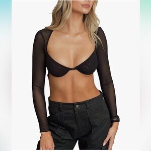 Black Sexy Going Out Top